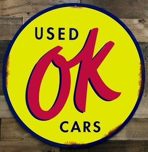 Ok Used Cars Sign | eBay
