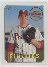 2018 Topps Heritage Jerad Eickhoff #392 2v5