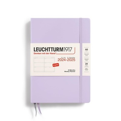LEUCHTTURM1917 - Weekly Planner Hardcover Medium (A5), 18-month, Jul. 2024 - ...