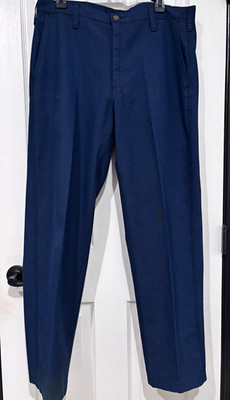 Workrite Benchmark Nomex FR Flame Resistant Work Pants Blue 36X MPN 400NMX75NB