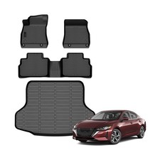 All Weather Floor Mats Cargo Mat Fit for Nissan Sentra 2020-2025 TPE Liners S...