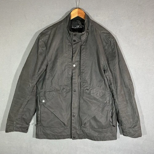 Vollebak Planet Earth Jacket Medium Black Waxed Cotton Beeswax Utility Coat video thumbnail