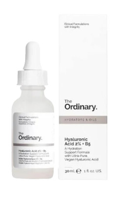 The Ordinary Hyaluronic Acid 2% + B5 Moisturizing Serum Hydrates & Plumps - 1oz