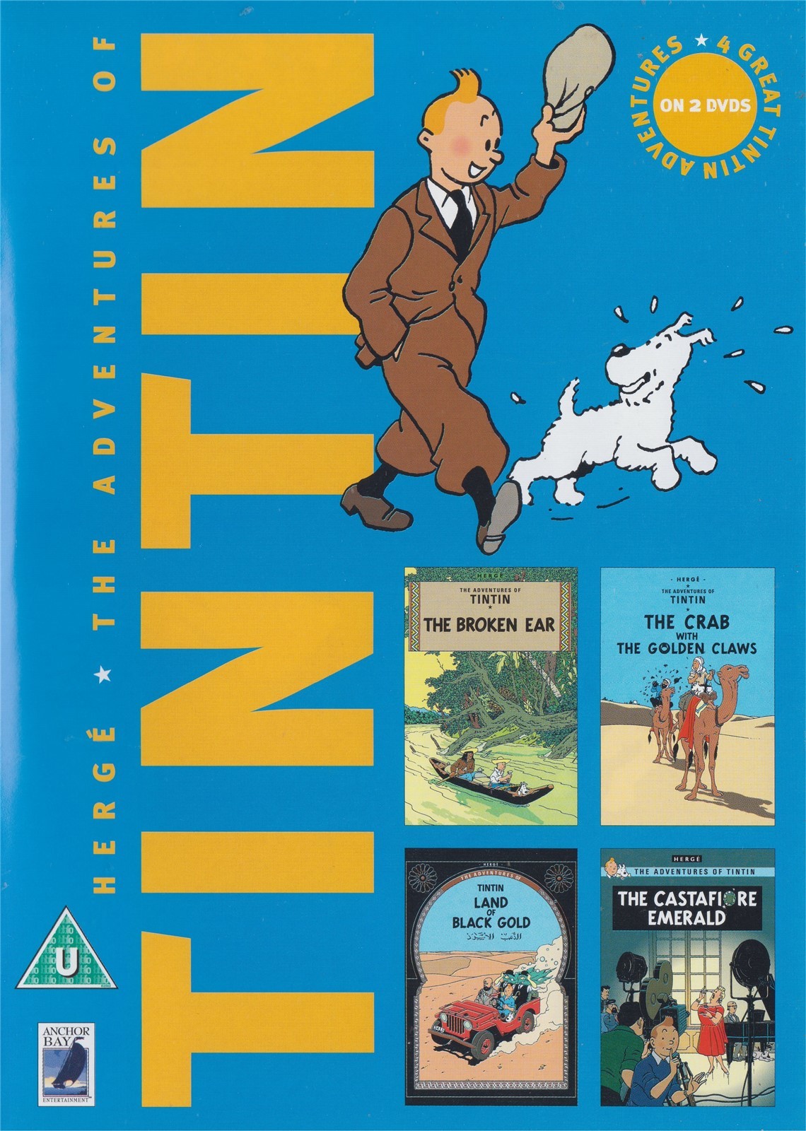 The Adventures Of Tintin Volume 3 (Anchor Bay) - NEW Region 2 DVD