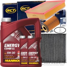 FILTERSET INSPEKTIONSPAKET+MANNOL 5W30 ÖL 2.0 TDI BiTDI für VW AMAROK 122-180 PS