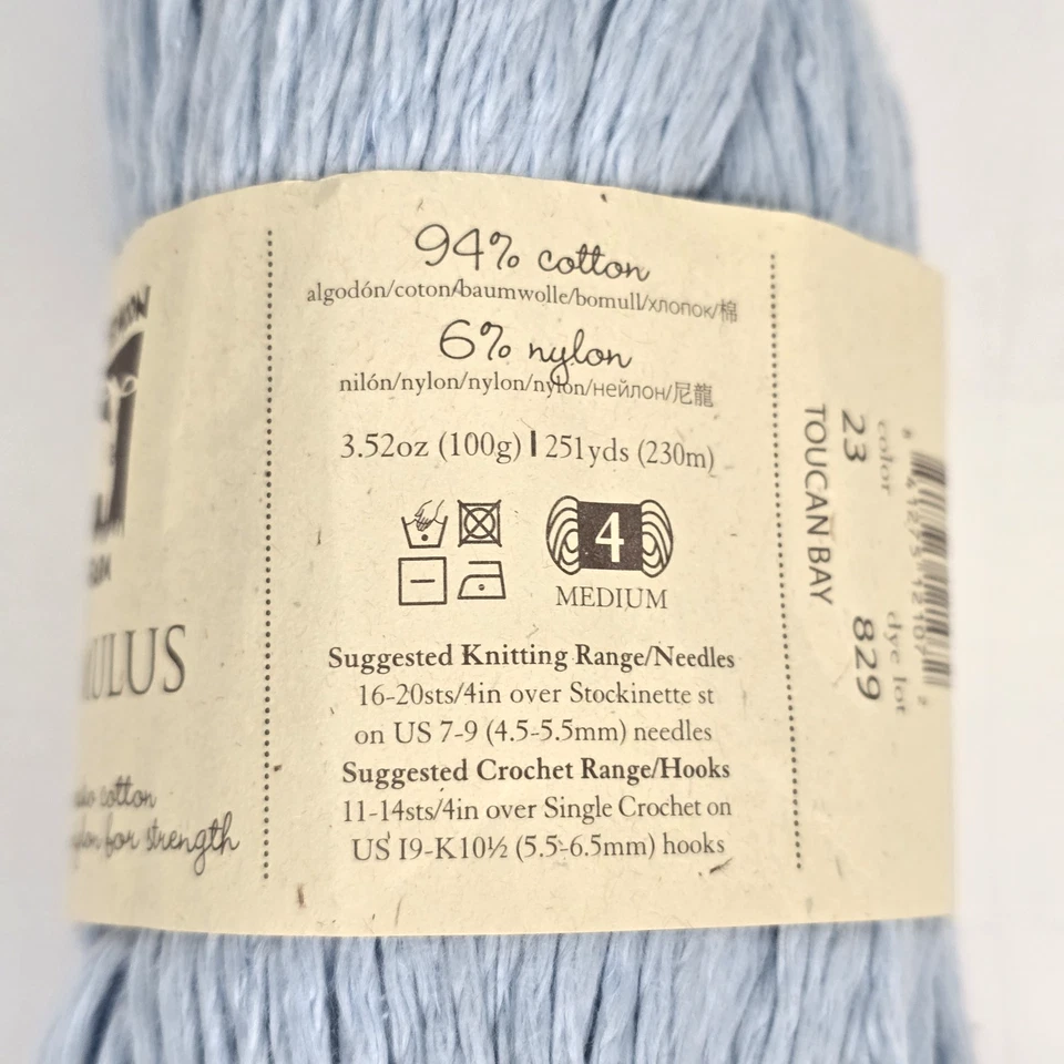 HILO CÚMULO LUNA DE ENEBRO #23 TUCAN BAY 251 yardas MAKO ALGODÓN 1 GANCHO Foto 4 de 4