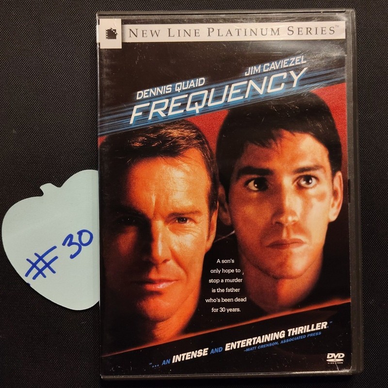 Frequency (2000) DVD Staring Dennis Quaid, Jim Caviezel