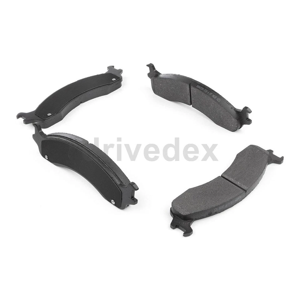 Pastillas de freno y zapatas semimetálicas delanteras traseras para Ford E-350 Econoline 1995 1996_D Foto 4 de 4