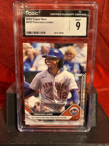 2025 Topps Now 418 Francisco Lindor