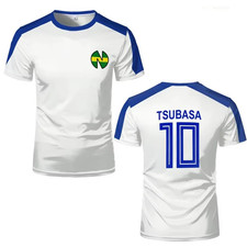 Captain Tsubasa Custom Sports Cosplay Top   Anime Football Jersey Tee