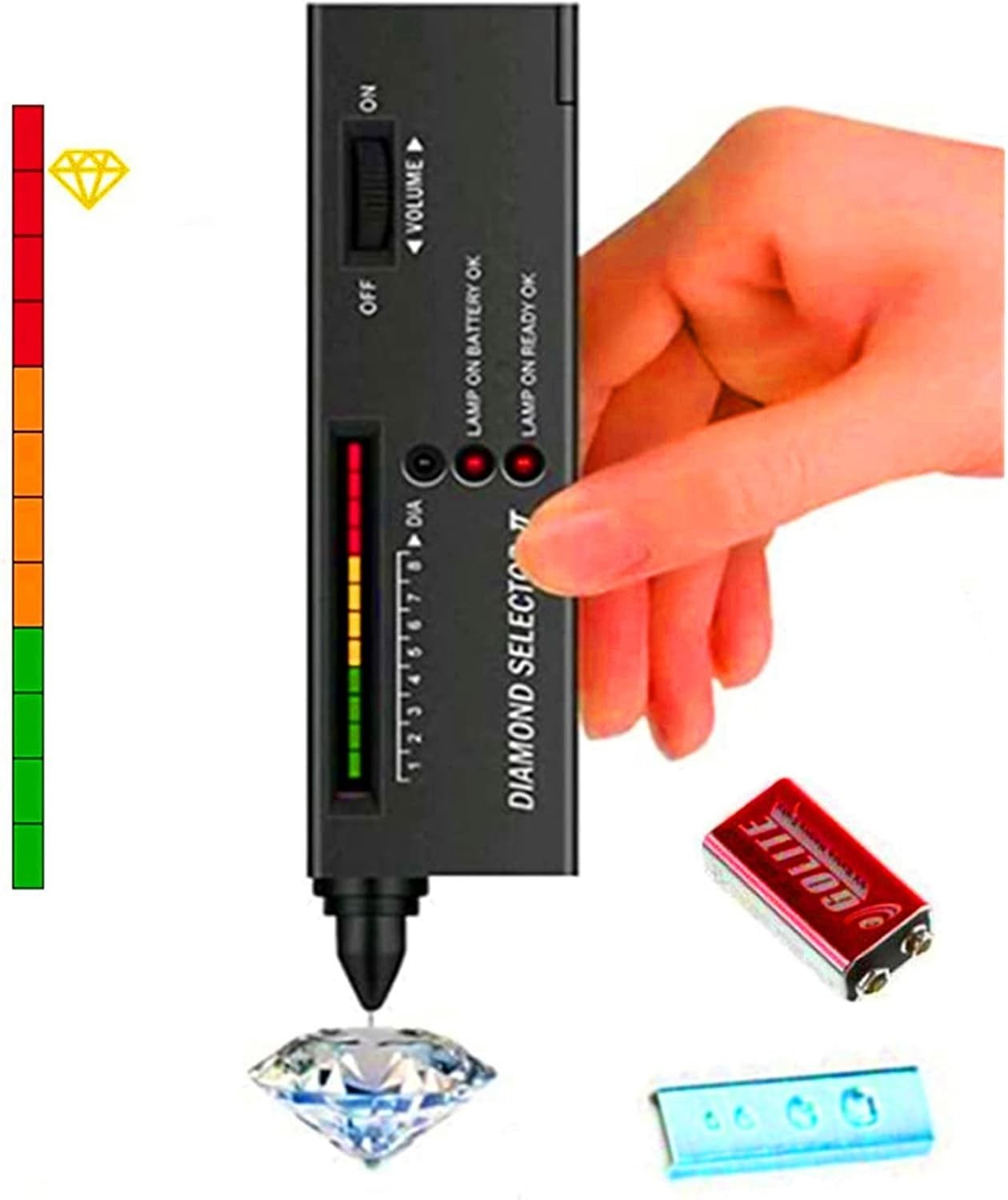 High Accuracy Gold Silver Test Kit Diamond Tester Precious Metal Testing Kit NEW