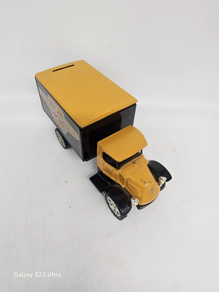 Banco de metal fundido a presión Mack Truck 1935 Excelsior-Henderson motocicletas raro Foto 3 de 4