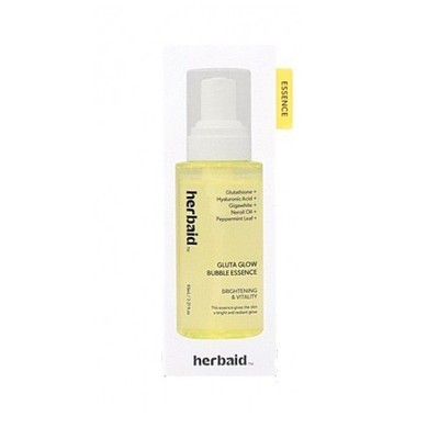 Herbaid Gluta Glow Bubble Essence 95ml K-Beauty