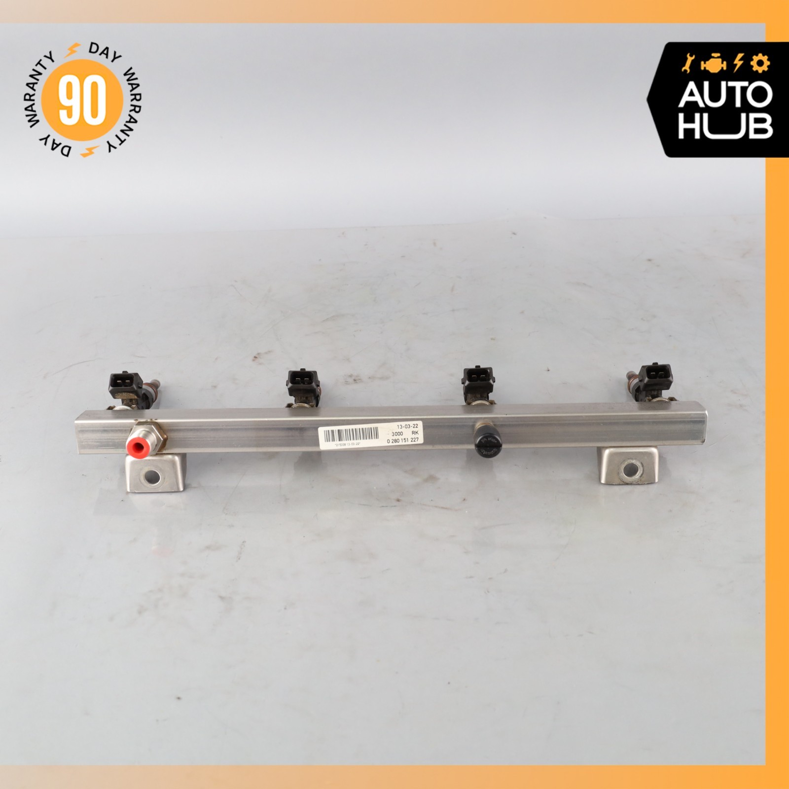 Maserati GranTurismo M145 Fuel Injection Rail Line w/ Injectors Right Side OEM