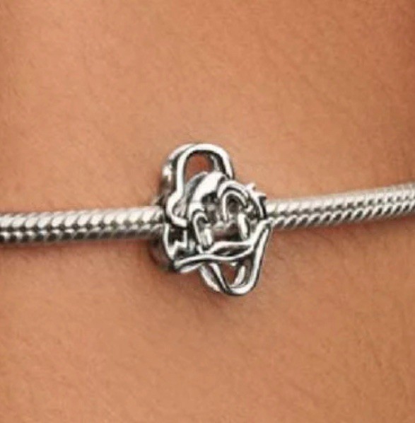 New Pandora Disney Donald Duck Openwork Charm 793909C00