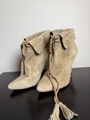 Joie Women's Ciera Ankle Bootie beige Size: 5.5/35.5