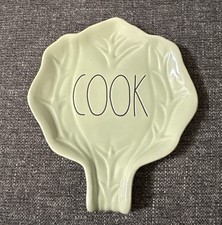 Rae Dunn Cabbage Green Ceramic Cook Spoon Res...