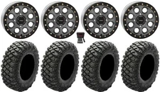 System 3 SB-7 15" Wheels Ti (6+1) 35" Crawler XG Tires RZR XP 1000 / PRO XP
