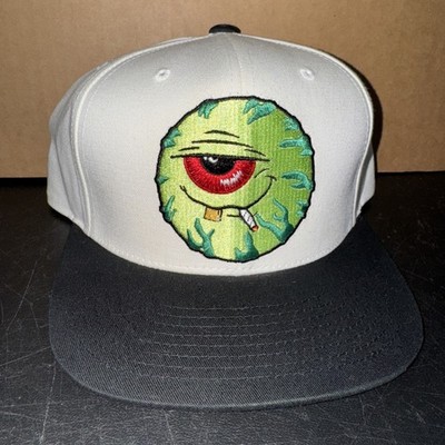 Mishka Two Tone Snapback Hat Smoking Eye PREOWNED