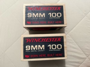 9mm Wooden Crate Ammo Limited Edition  Ammo Boxes 2 Total