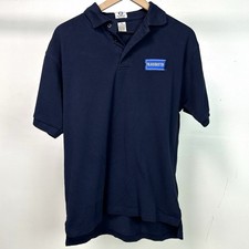 BLOCKBUSTER VIDEO Employee Uniform Polo Shirt Navy Blue Size Small S