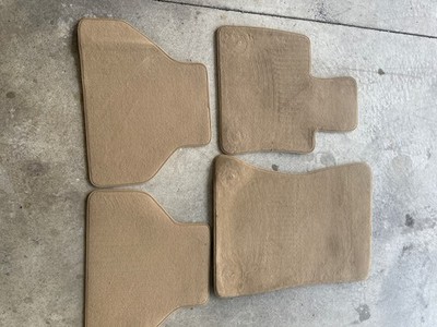 07 08 09 10 11 12 13 BMW E70 X5 E71 X6 TAN BEIGE CARPET FLOOR MATS RUGS OEM #2