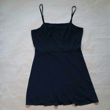 Lily Rose Black Dress Women's XXL Sleeveless Mini Sundress Smocked Back