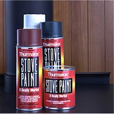 Thurmalox Stove Paint 270-02 Satin Black Stove Paint 12 oz - Case of 12