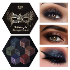 Black Smokey Eyeshadow Makeup Palette, Dark Smoky Eye Shadow Palettes for Hallow