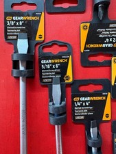 12 PIECE GEARWRENCH PHILLIPS/SLOTTED/FLAT DUAL MATERIAL HANDLE SCREWDRIVER SET