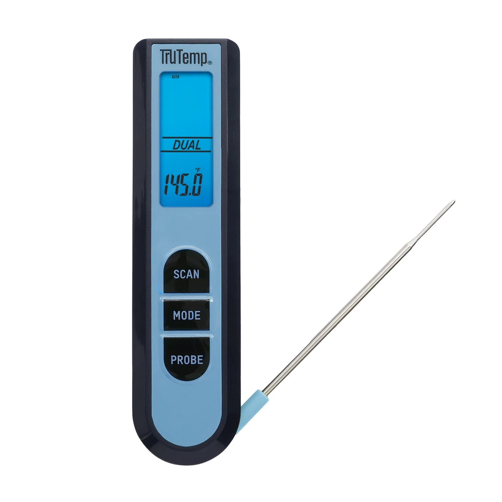 TruTemp Dual Instant Read Infrared Meat and Food Thermometer, Digital for Coo...