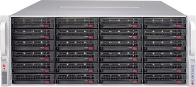 Supermicro 45 Bay 4U JBOD Storage Chassis 3,5'' 6GB Expander CSE-847E16-R1K28JBOD