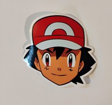 Custom Pokemon Character "Ash Ketchum" Vinyl Sticker 3" X 3"