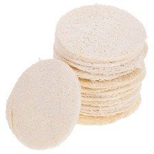 18 Pcs Natural Loofah Pads Facial Exfoliating Sponge Scrubber Skin Friendly