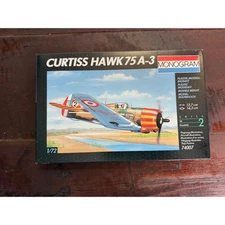 Monogram Curtiss Hawk 75 A-3 Plastic Model Kit 1/72 Scale Skill 30 74007