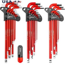 Hex Key Set Magnetic Ball End S2 Steel With T-Handle Hex Key Allen Wrench Set