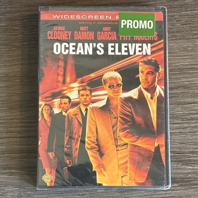 Ocean's Eleven Promo Widescreen DVD w/ Commentary George Clooney PG-13