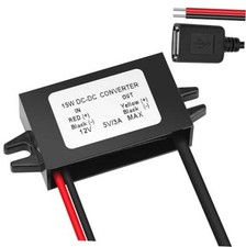 12V to 5V Converter - Step Down Converter Buck 12V to 5V Single USB Interface