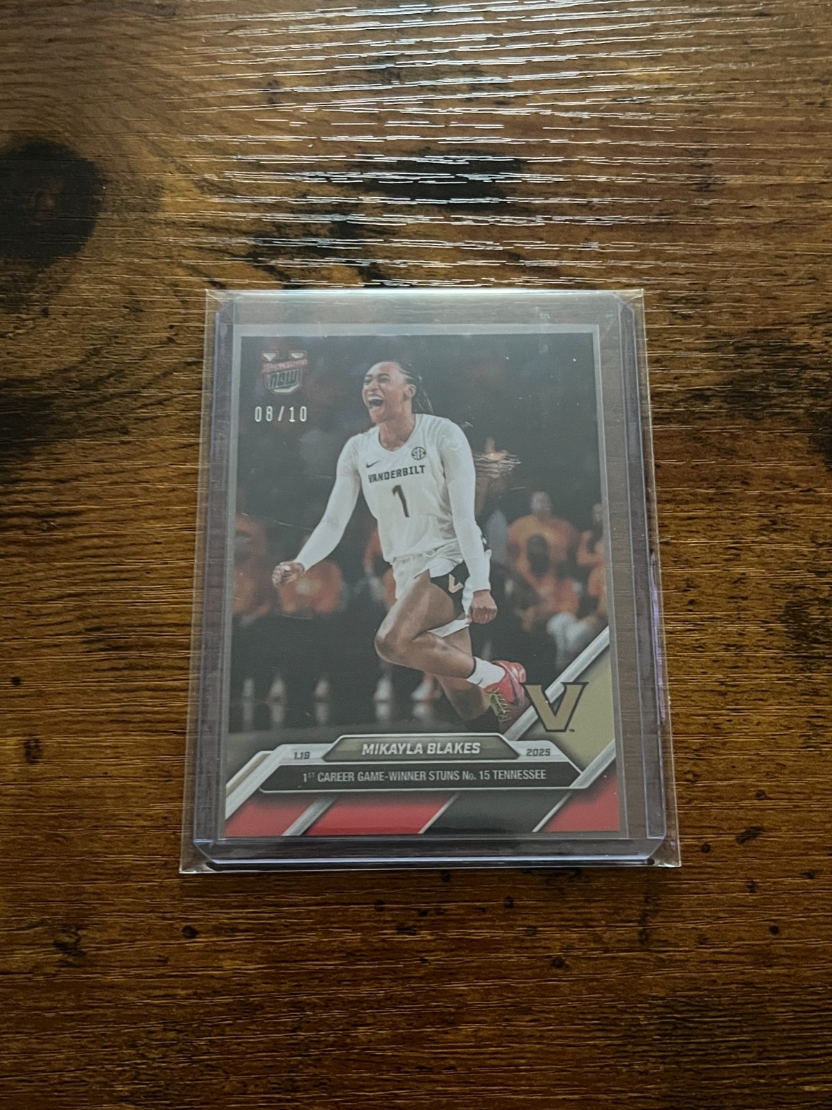 Mikayla Blakes 2024-25 Bowman U NOW Basketball # 50 Red Parallel/10