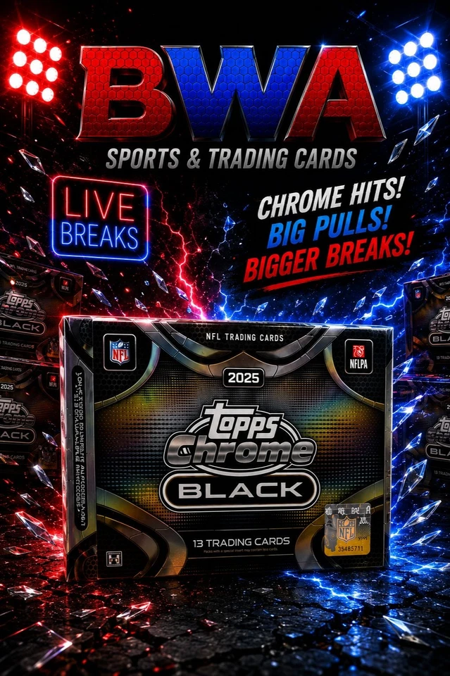 TOPPS CHROME BLACK W/ STASH !