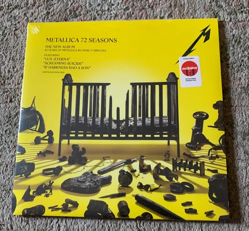 Metallica 72 Seasons Double Lp limited edition colored vinyl Record