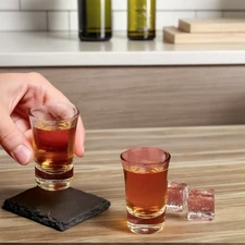 6-Pack Shot Glasses Set – Heavy Base 1.5 oz Whiskey Tequila Liquor Glassware