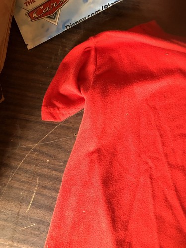 Cat & Jack XS(4/5 Long Sleeve Happy Christmas Graphic sleep shirt Red - Picture 11 of 13