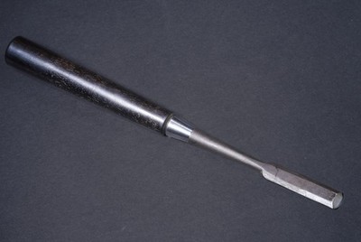 Profi Japanische Soto-maru Nomi 15mm | Ebenholz Griff (Kokutan) | 290mm Hohlmeiß