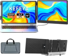 Laptop Screen Extender, 14" FHD 1080P IPS Laptop Monitor Extender Dual Screen...