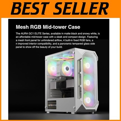 AURA GC1 ELITE ARGB Mid-Tower Gaming Case