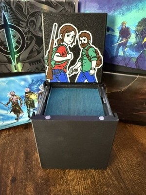 Joel & Ellie (Last of Us) themed MTG Deck Case, Card Case, Card Box, Magic
