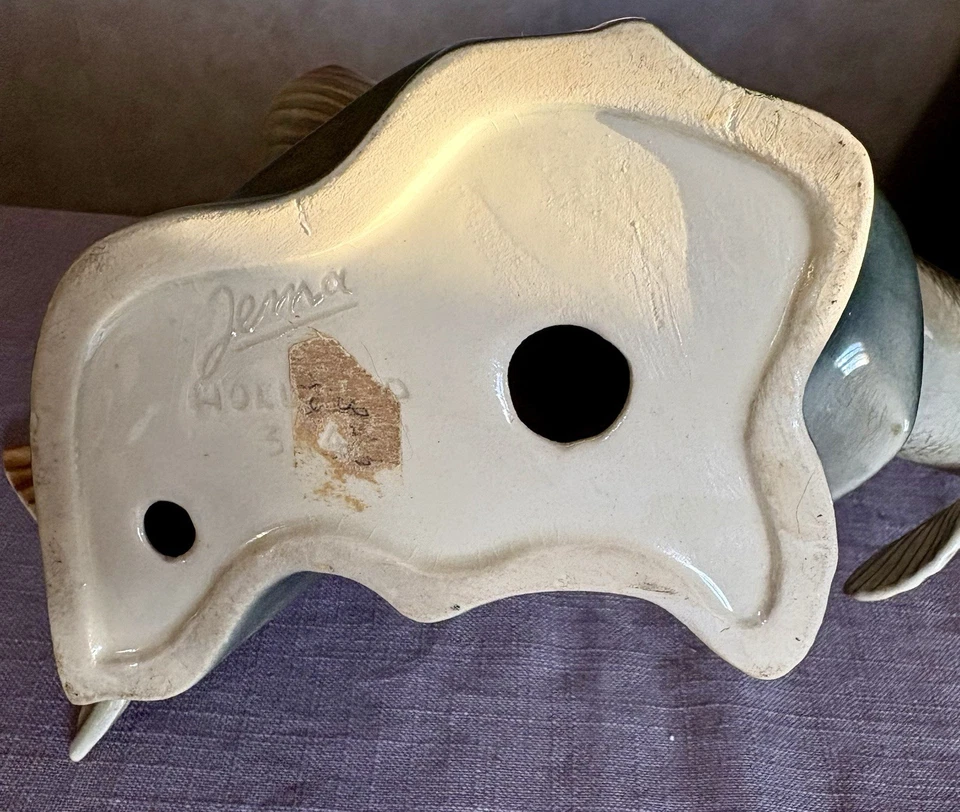 ** Brochet Vintage Céramique Jema Holland ** - Photo 3/3