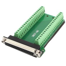 DB37 D-SUB Female 37pin Terminal Breakout PCB Board 2 Row Screw Adapter