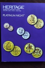 Heritage Auction Catalog World & Ancient Coins Jan 2019 Platinum Night